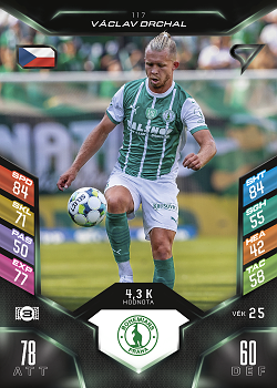 Vaclav Drchal Bohemians Praha SportZoo Chance Liga 2025/26 TCG Duel #117