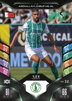Abdallah Jusuf Hilal Bohemians Praha SportZoo Chance Liga 2025/26 TCG Duel #118