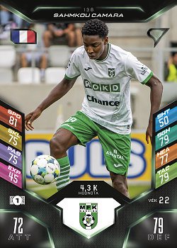 Sahmkou Camara Karvina SportZoo Chance Liga 2025/26 TCG Duel #138