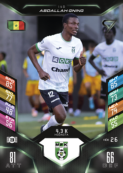 Abdallah Gning Karvina SportZoo Chance Liga 2025/26 TCG Duel #148