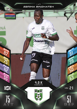 Ebrima Singhateh Karvina SportZoo Chance Liga 2025/26 TCG Duel #149