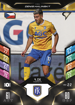 Denis Halinsky Teplice SportZoo Chance Liga 2025/26 TCG Duel #155