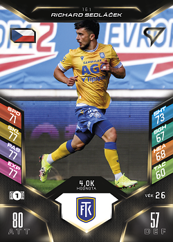 Richard Sedlacek Teplice SportZoo Chance Liga 2025/26 TCG Duel #161