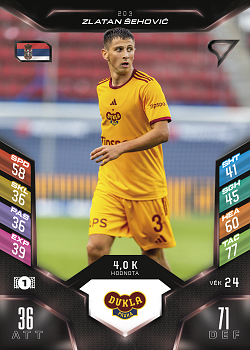 Zlatan Sehovic Dukla Praha SportZoo Chance Liga 2025/26 TCG Duel #203