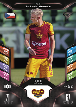 Stepan Sebrle Dukla Praha SportZoo Chance Liga 2025/26 TCG Duel #206