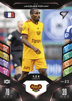Jacques Fokam Dukla Praha SportZoo Chance Liga 2025/26 TCG Duel #209