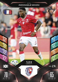 Dominique Simon Pardubice SportZoo Chance Liga 2025/26 TCG Duel #220