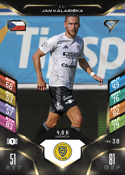 Jan Kalabiska Zlin SportZoo Chance Liga 2025/26 TCG Duel #231