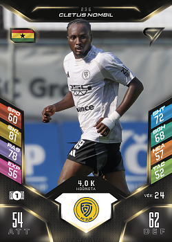 Cletus Nombil Zlin SportZoo Chance Liga 2025/26 TCG Duel #236
