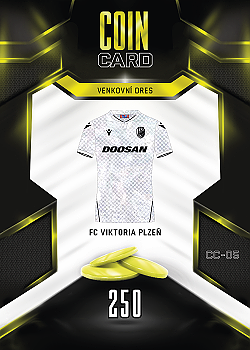 Venkovni Dres Viktoria Plzen SportZoo Chance Liga 2025/26 TCG Duel Coin Cards #CC-05