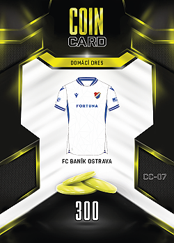 Domaci Dres Banik Ostrava SportZoo Chance Liga 2025/26 TCG Duel Coin Cards #CC-07