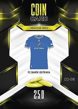 Venkovni Dres Banik Ostrava SportZoo Chance Liga 2025/26 TCG Duel Coin Cards #CC-08