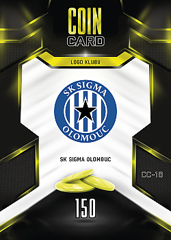 Logo Klubu Sigma Olomouc SportZoo Chance Liga 2025/26 TCG Duel Coin Cards #CC-18