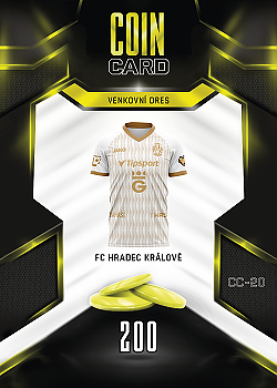 Venkovni Dres Hradec Kralove SportZoo Chance Liga 2025/26 TCG Duel Coin Cards #CC-20