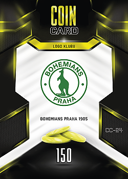Logo Klubu Bohemians Praha SportZoo Chance Liga 2025/26 TCG Duel Coin Cards #CC-24
