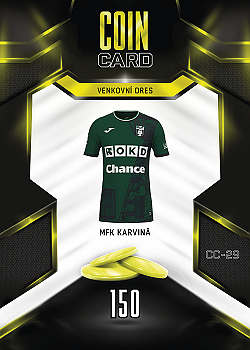 Venkovni Dres Karvina SportZoo Chance Liga 2025/26 TCG Duel Coin Cards #CC-29