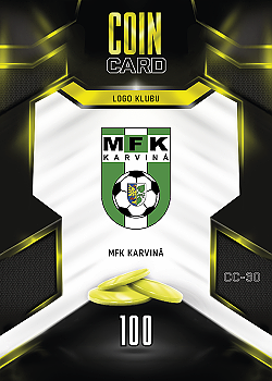 Logo Klubu Karvina SportZoo Chance Liga 2025/26 TCG Duel Coin Cards #CC-30