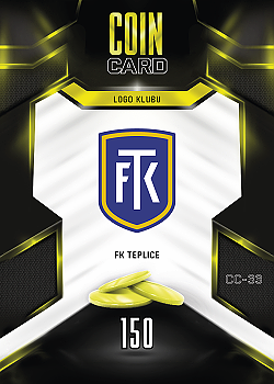 Logo Klubu Teplice SportZoo Chance Liga 2025/26 TCG Duel Coin Cards #CC-33