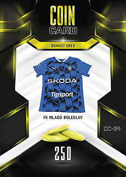 Domaci Dres Mlada Boleslav SportZoo Chance Liga 2025/26 TCG Duel Coin Cards #CC-34