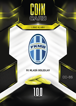 Logo Klubu Mlada Boleslav SportZoo Chance Liga 2025/26 TCG Duel Coin Cards #CC-36