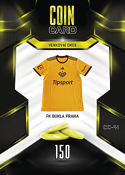 Venkovni Dres Dukla Praha SportZoo Chance Liga 2025/26 TCG Duel Coin Cards #CC-41