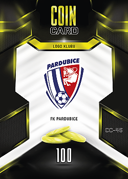 Logo Klubu Pardubice SportZoo Chance Liga 2025/26 TCG Duel Coin Cards #CC-45
