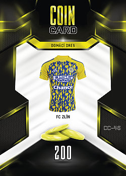 Domaci Dres Zlin SportZoo Chance Liga 2025/26 TCG Duel Coin Cards #CC-46