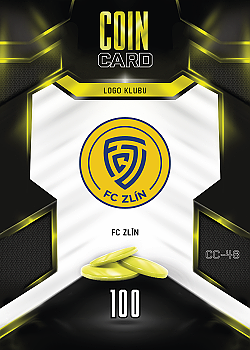 Logo Klubu Zlin SportZoo Chance Liga 2025/26 TCG Duel Coin Cards #CC-48