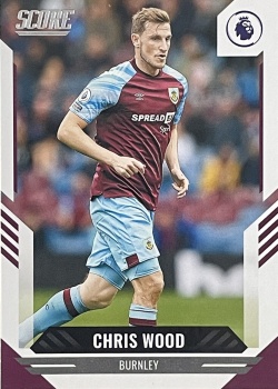 Chris Wood Burnley Panini Score Premier League 2021/22 #80