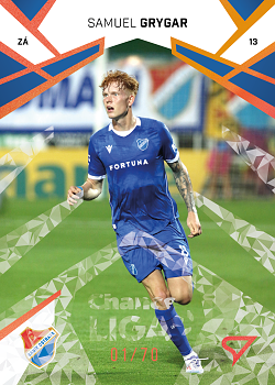 Samuel Grygar Banik Ostrava SportZoo Chance Liga 2024/25 2. serie Copper Diamond /70 #237