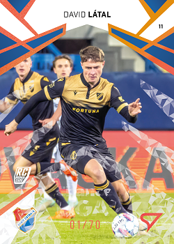 David Latal Banik Ostrava SportZoo Chance Liga 2024/25 2. serie Copper Diamond /70 #240