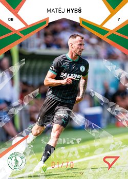 Matej Hybs Bohemians Praha SportZoo Chance Liga 2024/25 2. serie Copper Diamond /70 #325