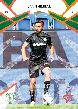Jan Shejbal Bohemians Praha SportZoo Chance Liga 2024/25 2. serie Copper Diamond /70 #328