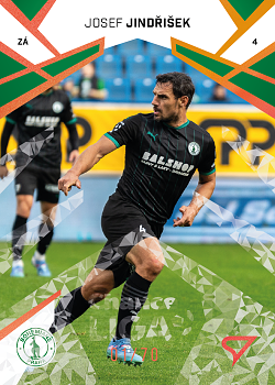 Josef Jindrisek Bohemians Praha SportZoo Chance Liga 2024/25 2. serie Copper Diamond /70 #330