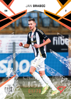 Jan Brabec Ceske Budejovice SportZoo Chance Liga 2024/25 2. serie Copper Diamond /70 #346
