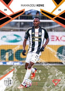 Mamadou Kone Ceske Budejovice SportZoo Chance Liga 2024/25 2. serie Copper Diamond /70 #349