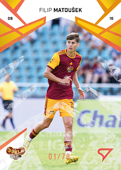 Filip Matousek Dukla Praha SportZoo Chance Liga 2024/25 2. serie Copper Diamond /70 #360
