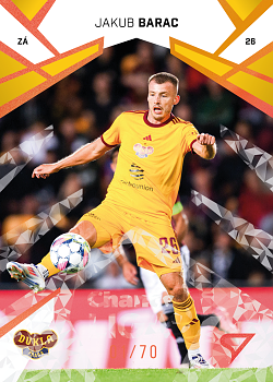 Jakub Barac Dukla Praha SportZoo Chance Liga 2024/25 2. serie Copper Diamond /70 #364