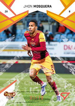 Jhon Mosquera Dukla Praha SportZoo Chance Liga 2024/25 2. serie Copper Diamond /70 #367