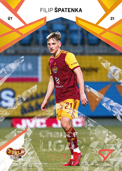 Filip Spatenka Dukla Praha SportZoo Chance Liga 2024/25 2. serie Copper Diamond /70 #372