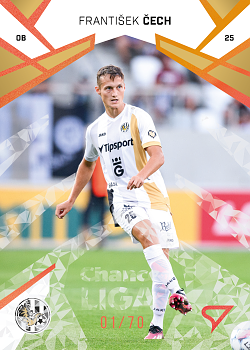 Frantisek Cech Hradec Kralove SportZoo Chance Liga 2024/25 2. serie Copper Diamond /70 #262