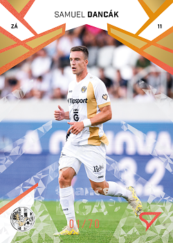 Samuel Dancak Hradec Kralove SportZoo Chance Liga 2024/25 2. serie Copper Diamond /70 #264