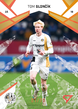 Tom Sloncik Hradec Kralove SportZoo Chance Liga 2024/25 2. serie Copper Diamond /70 #268
