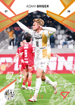 Adam Griger Hradec Kralove SportZoo Chance Liga 2024/25 2. serie Copper Diamond /70 #269