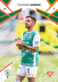 Eduardo Nardini Jablonec SportZoo Chance Liga 2024/25 2. serie Copper Diamond /70 #305
