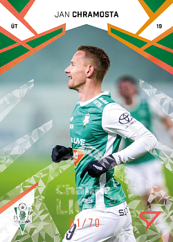 Jan Chramosta Jablonec SportZoo Chance Liga 2024/25 2. serie Copper Diamond /70 #307