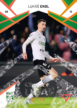 Lukas Endl Karvina SportZoo Chance Liga 2024/25 2. serie Copper Diamond /70 #335