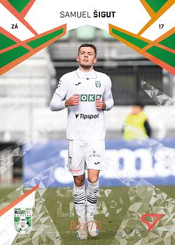 Samuel Sigut Karvina SportZoo Chance Liga 2024/25 2. serie Copper Diamond /70 #341