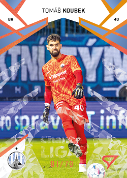 Tomas Koubek Liberec SportZoo Chance Liga 2024/25 2. serie Copper Diamond /70 #281