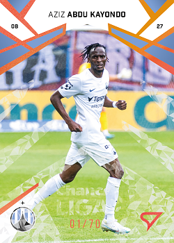 Aziz Abdu Kayondo Liberec SportZoo Chance Liga 2024/25 2. serie Copper Diamond /70 #282
